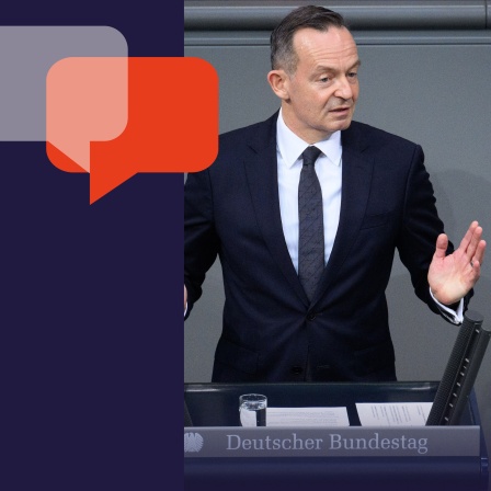 Volker Wissing (parteilos), ehemaliger Bundesminister für Digitales und Verkehr, spricht in der Plenarsitzung im Deutschen Bundestag.