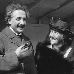 Albert Einstein mit Ehefrau Mileva Maric