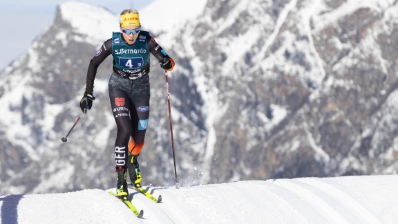 Sportschau Wintersport - Teamsprint Der Frauen In Cogne - Zusammenfassung