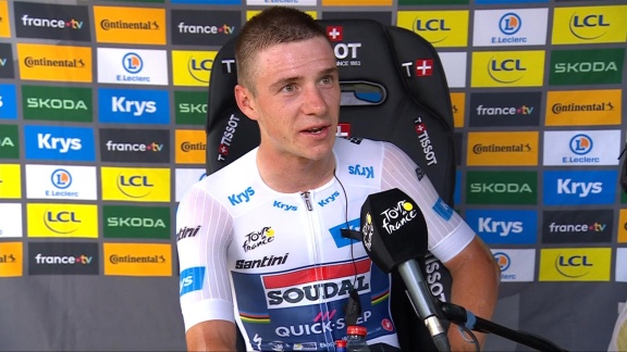 Sportschau Tour De France - Evenepoel Gewinnt Trotz 'schockmoment' Das Zeitfahren