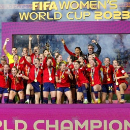 Frauen Fußball WM Siegerehrung