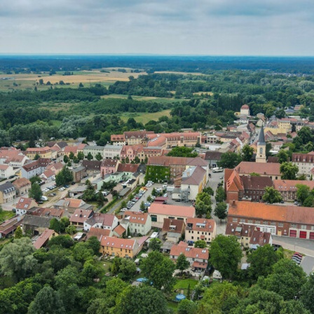 Luftbild der Gemeinde Zossen