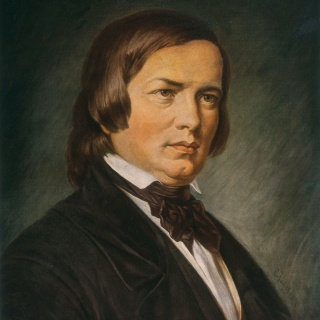 Robert Schumann - Kopie von Karl Gampenrieder (geb.1860) nach Gemälde, 1871, von Carl Jäger (1833 -1887)