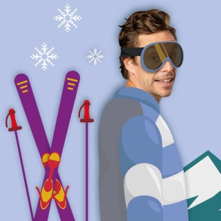 Checker Tobi in Skifahrermontur | Bild: BR/ Hans-Florian Hopfner/ Montage: BR