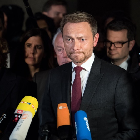 Christian Lindner, FDP-Bundesvorsitzender am 19.11.2017 zum Scheitern der Jamaika-Sondierungen.