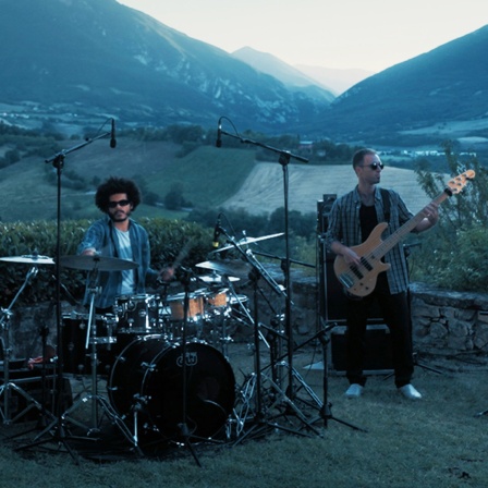 Die Musiker von Lehmanns Brothers - auf ihrem Album Cover "Live at Camerio"