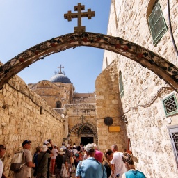Altstadt von Jerusalem mit der Grabeskirche