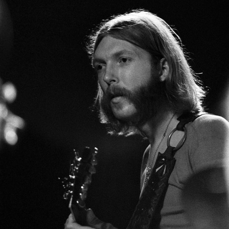 Duane Allman von den Allman Brothers bei einem Konzert 1971 (Archivbild)