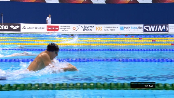 Sportschau - Schwimmen - 200m Brust Der Männer