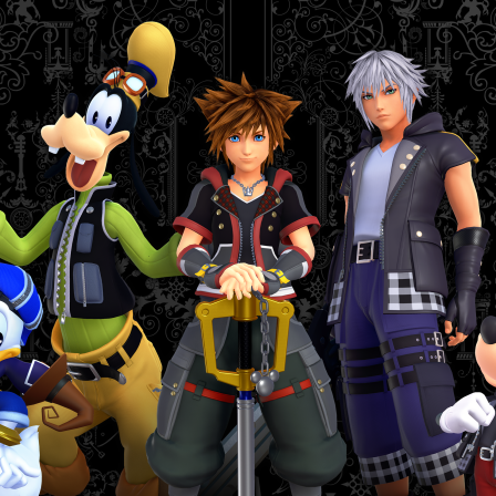 Ein Artwork basierend auf dem Computerspiel "Kingdom Hearts 3"