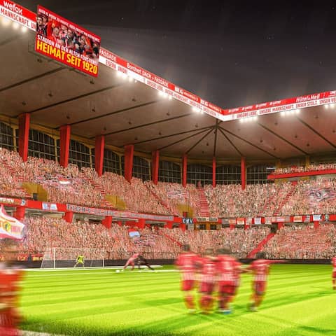 Das geplante neue Stadion An der Alten Försterei von innen (Quelle: 1. FC Union Berlin e.V.)