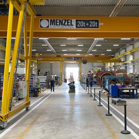 Werkshalle Menzel Elektronomotoren (Bild: rbb/Karsten Zummack) 