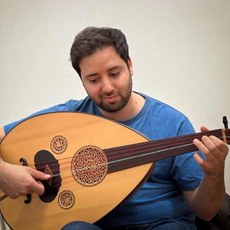 Wofür ich lebe: Musik, hier Oud-Spieler Bakr Khleifi; © Sigrid Hoff 