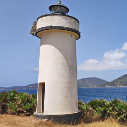 Der Leuchtturm der Punta Giglio auf Sardinien