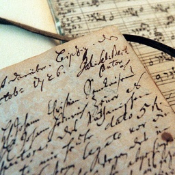 Bachnoten im Bach-Archiv Leipzig 