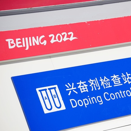 Dopingkontrolle bei den Olympischen Spielen in Peking