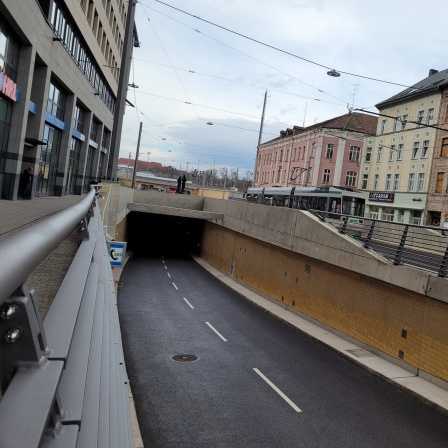 Der Tunnel für Autos am Magdeburger Citytunnel soll am 31.03.23 (morgen) eröffnet werden.