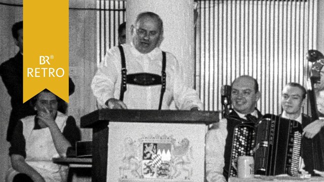 Roider Jackl bei seinem Auftritt im Bayernhaus in Bonn | Bild: BR Archiv