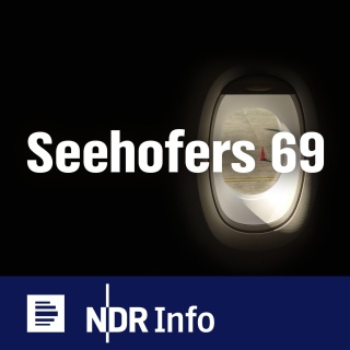 Der Blick von innen durch ein Flugzeugfenster.