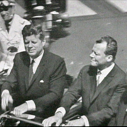John F. Kennedy, Willy Brandt und Konrad Adenauer (Bild: rbb)