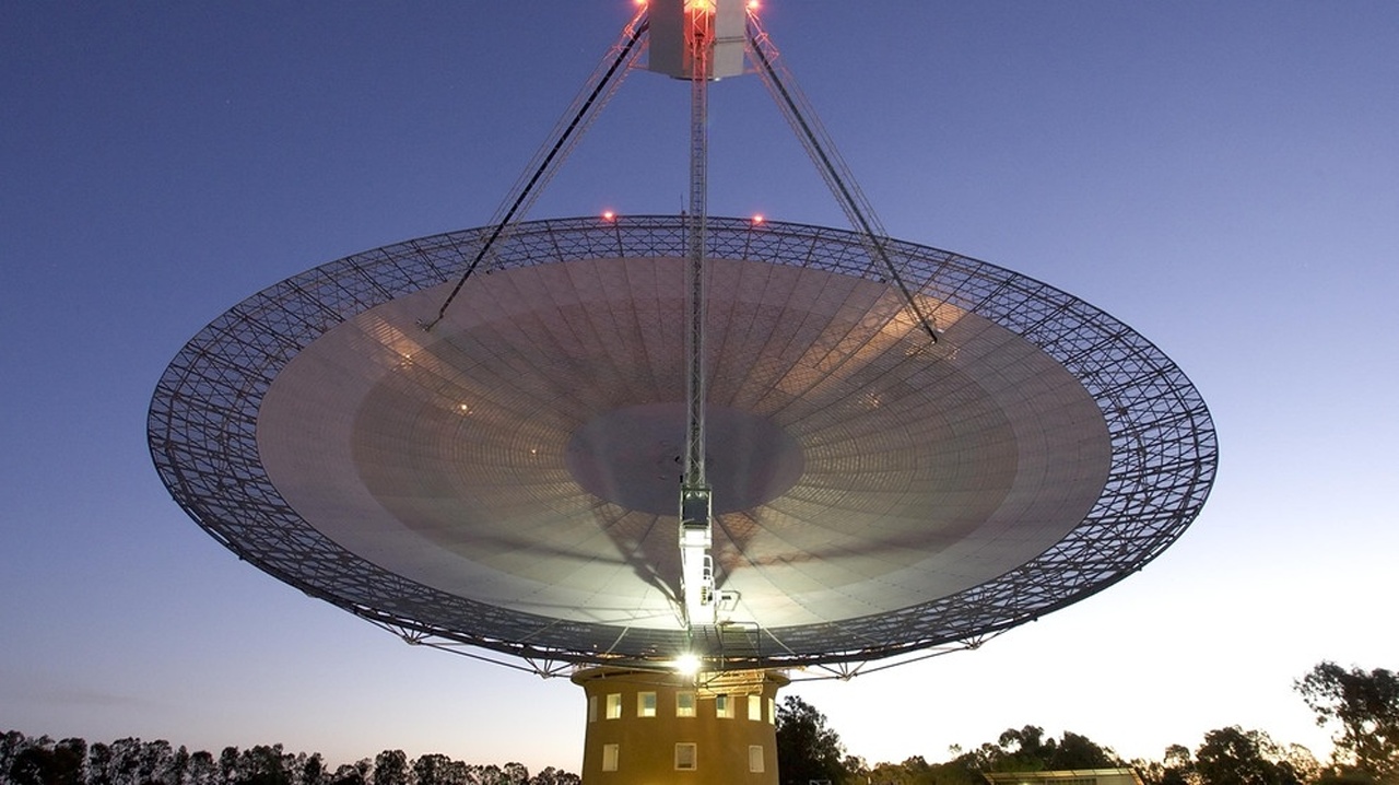 Das Parkes-Radioteleskop in Australien