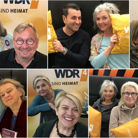 Sie waren alle 2024 bei Heike Knispel zu Gast: Bernd Stelter, Ali Güngörmüş, Christian Rach, Elke Heidenreich, Lea Linster, Nele Neuhaus und Sebastian Krumbiegel