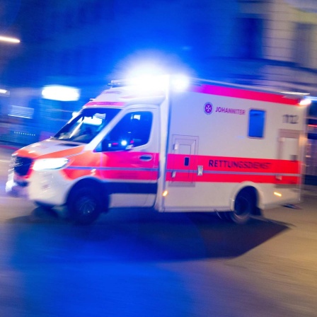 Krankenwagen in Berlin-Kreuzberg