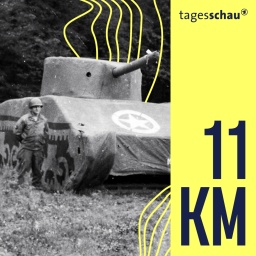 Die Panzer-Attrappe M4 Sherman.