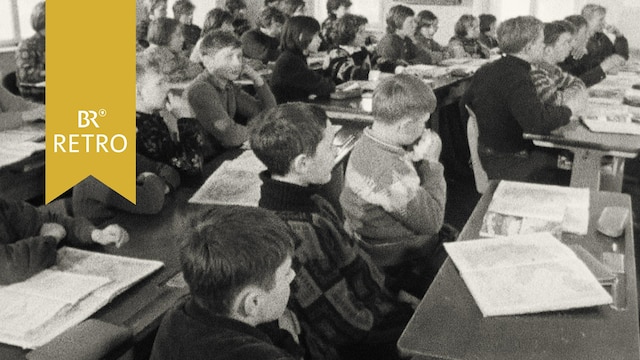 Schüler im Klassenzimmer | Bild: BR Archiv