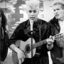 Die Band "Die Ärzte" bei einem Auftritt 1985.