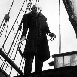 Szene aus F. W. Murnaus Film "Nosferatu"