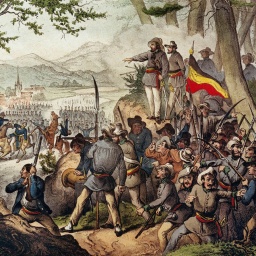 Revolution 1848/49: Republikanische Erhebung in Baden / Schlacht von Kandern am 20.4.1848