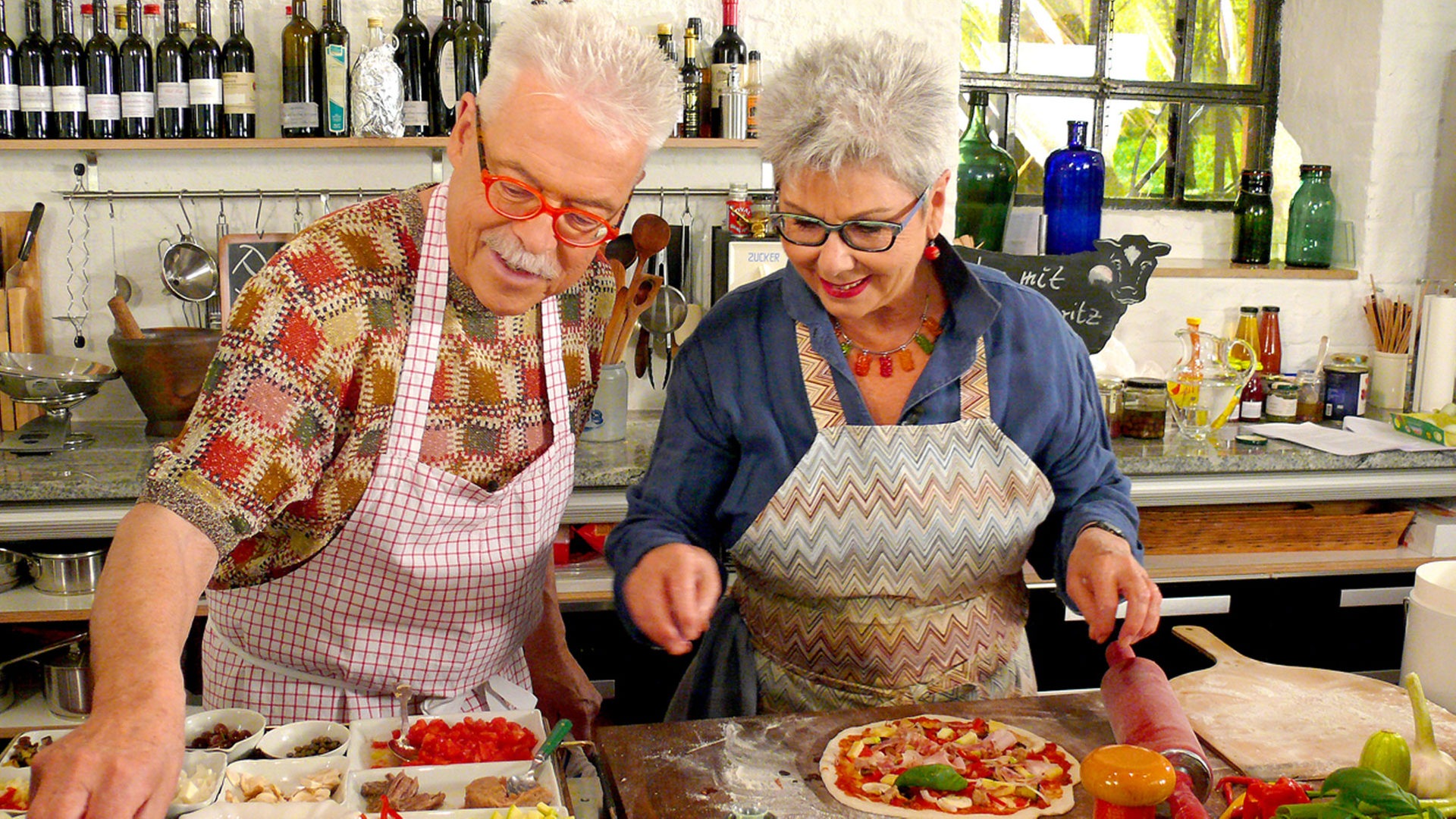 Kochen mit Martina und Moritz Pizza selbst gemacht Im Grill, im Ofen oder auf dem Backstein