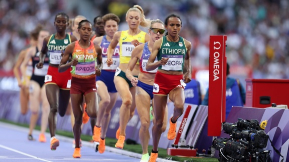 Sportschau Olympia 2024 - Leichtathletik - Das Finale über 1500m Der Frauen