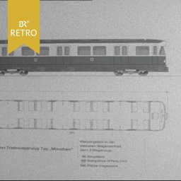 Plan eines U-Bahnwaggons | Bild: BR Archiv