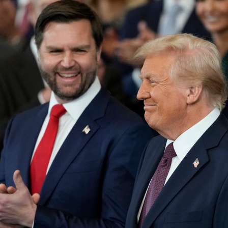 Der gewählte Präsident Donald Trump und der gewählte Vizepräsident J.D. Vance