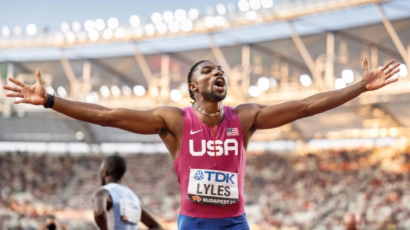 Sportschau - 100-m-finale - 9,83 Sekunden! Lyles Krönt Sich Zum Sprintkönig