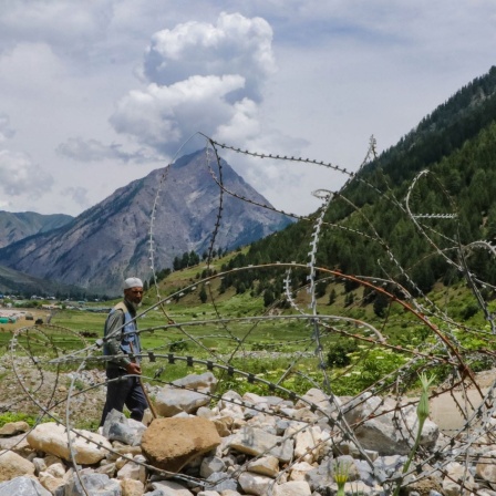 Grenze Indien zu Pakistan