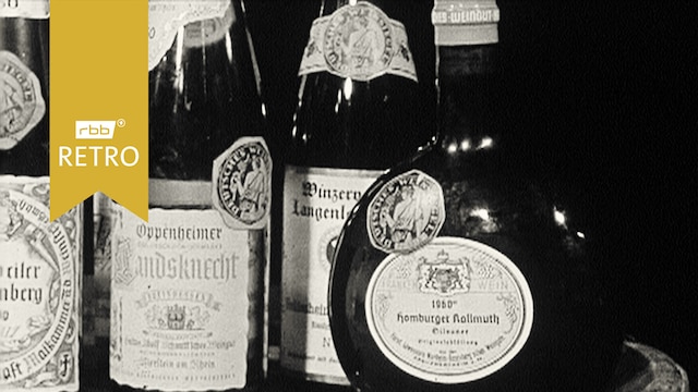 Weinflaschen mit Etikett und Siegel (Quelle: rbb)