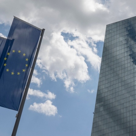 Die Zentrale der Europäischen Zentralbank (EZB).