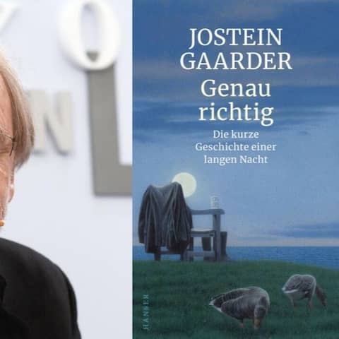 Der Schriftsteller Jostein Gaarder und sein Roman "Genau richtig"