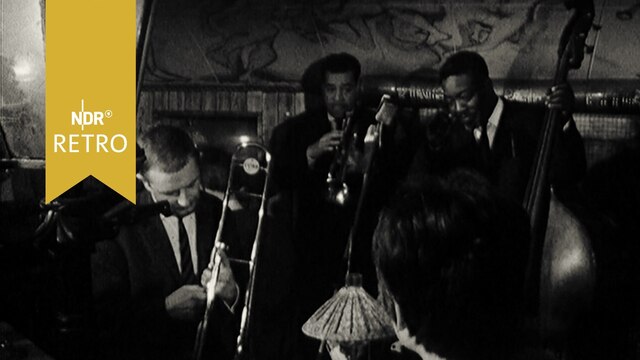 Jazzband auf der Bühne der River-Kasematten Hamburg (1965)