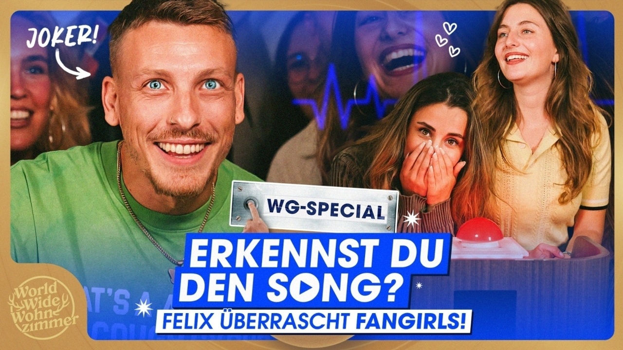 Felix Lobrecht überrascht Fangirls! | Erkennst DU den Song? (WG-Special)