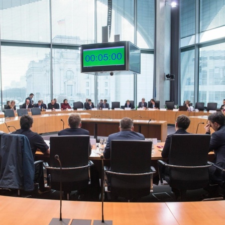 Anhörung zum Rechtsextremismus im Fussball im Sportausschusses des Deutschen Bundestag am 4.3.2020 in Berlin.