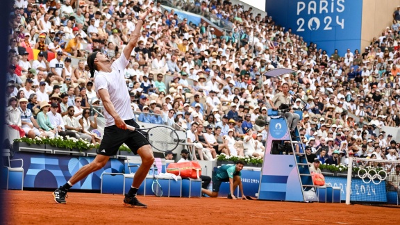 Sportschau Olympia 2024 - Tennis: Einzel (m), Zverev - Musetti Im Re-live