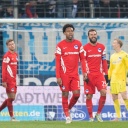 Enttäuschte Hertha-Spieler nach der Niederlage in Bochum