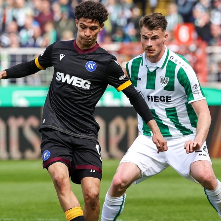 Kampf um den Ball in Münster