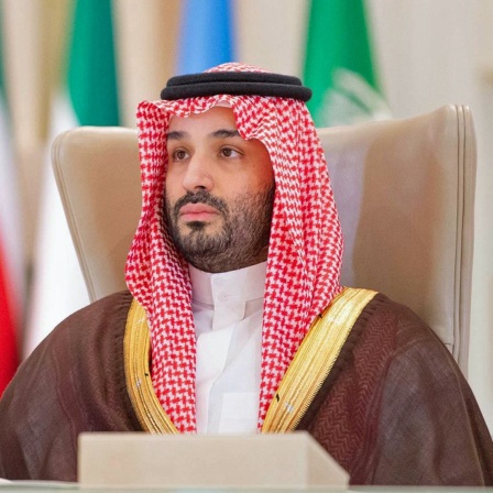 Der saudische Kronprinz Mohammed bin Salman auf dem gemeinsamen Sondergipfel der Organisation für Islamische Zusammenarbeit (OIC) und der Arabischen Liga in Riad.