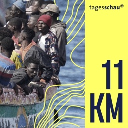 Ein Boot mit mehr als 170 Flüchtlingen erreicht den Hafen der Insel El Hierro. 