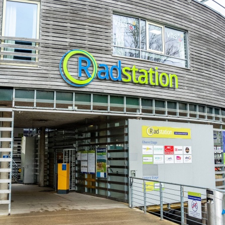 Radstation in Freiburg